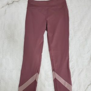 Active Leggings Pink Mauve High Waisted